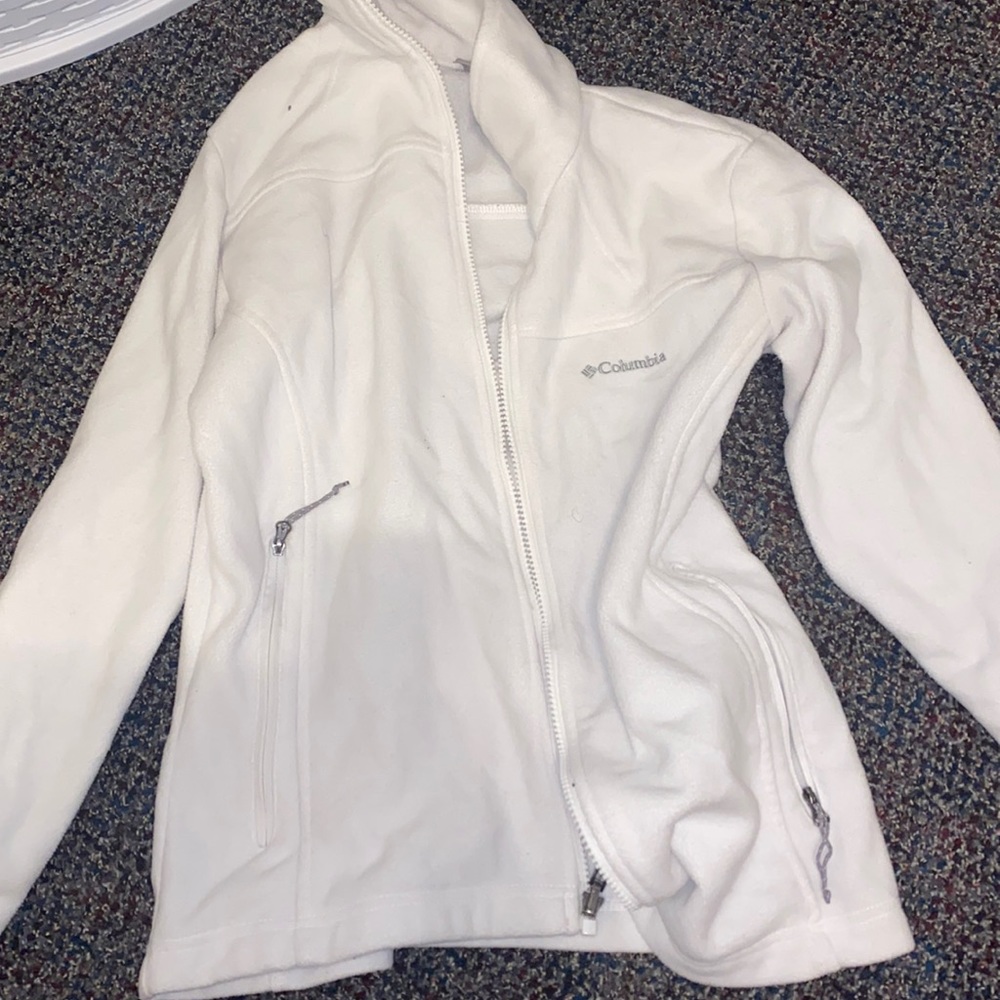 Columbia White Fleece